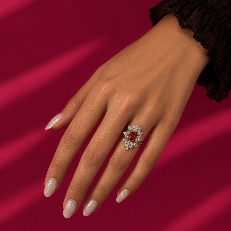Pink Diamond Elegant Ring
